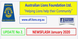 Jan 2020-Bushfire Appeal Update on amounts of money raised by Lions Clubs of Australia